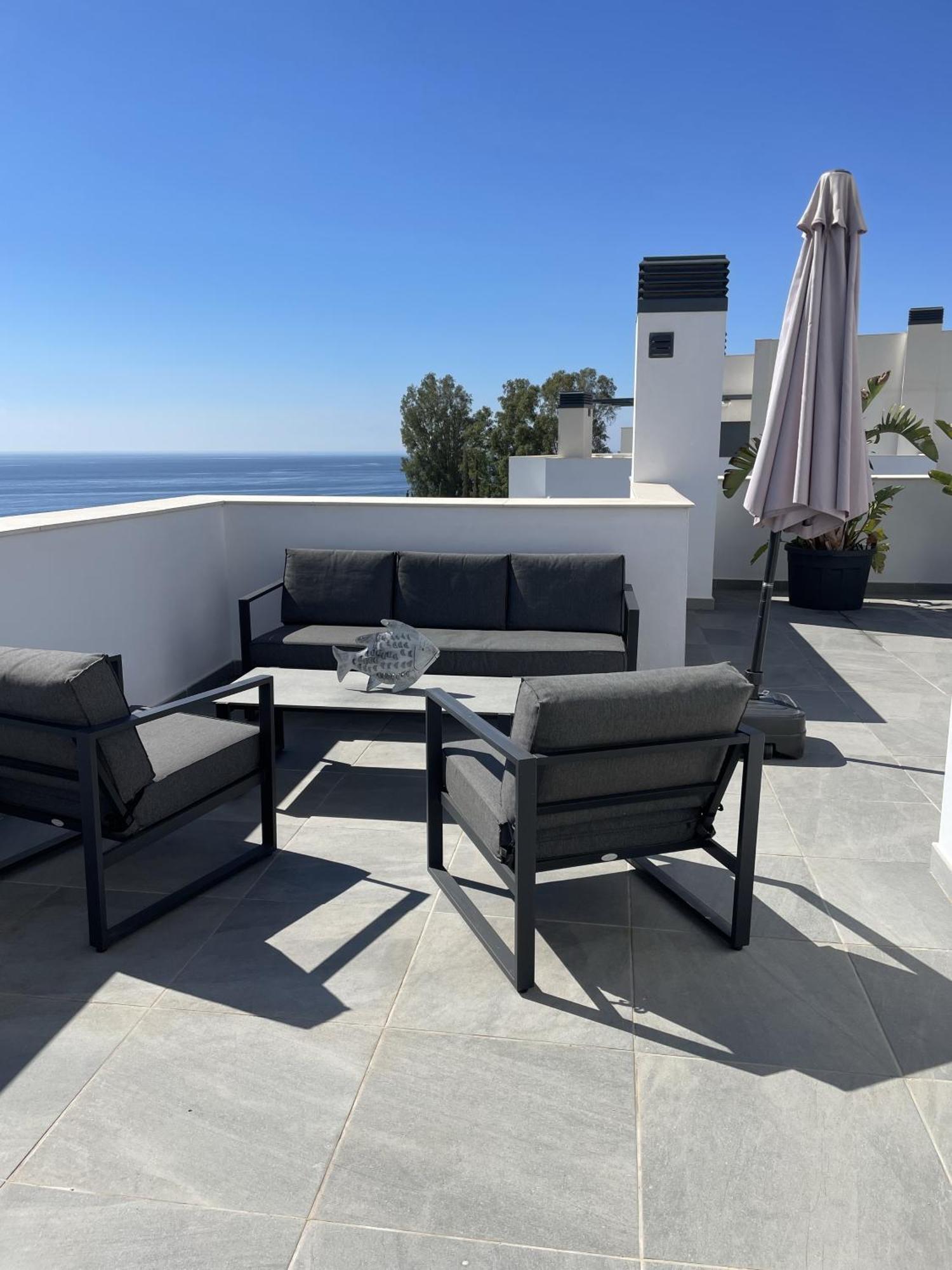 Sunny Penthouse Beach Apartment With Panoramic Views Almuñécar Exterior foto